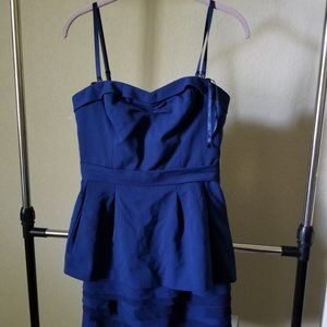 BCBGMaxAzria Blue Party Dress